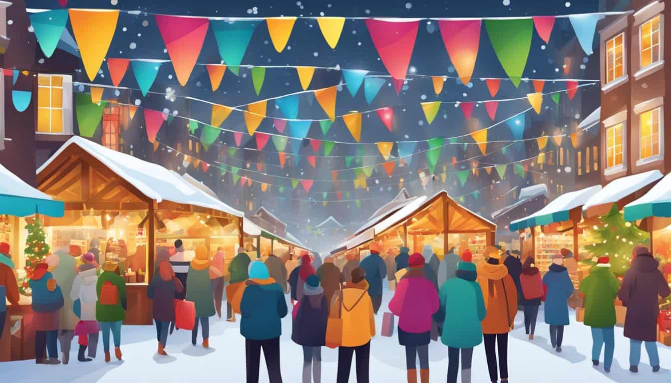 Christmas Market Scene