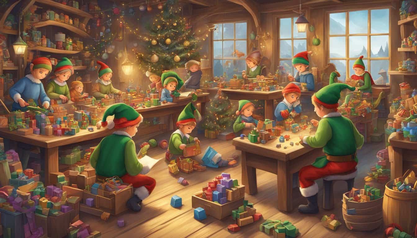 Elves in Santa's Workshop