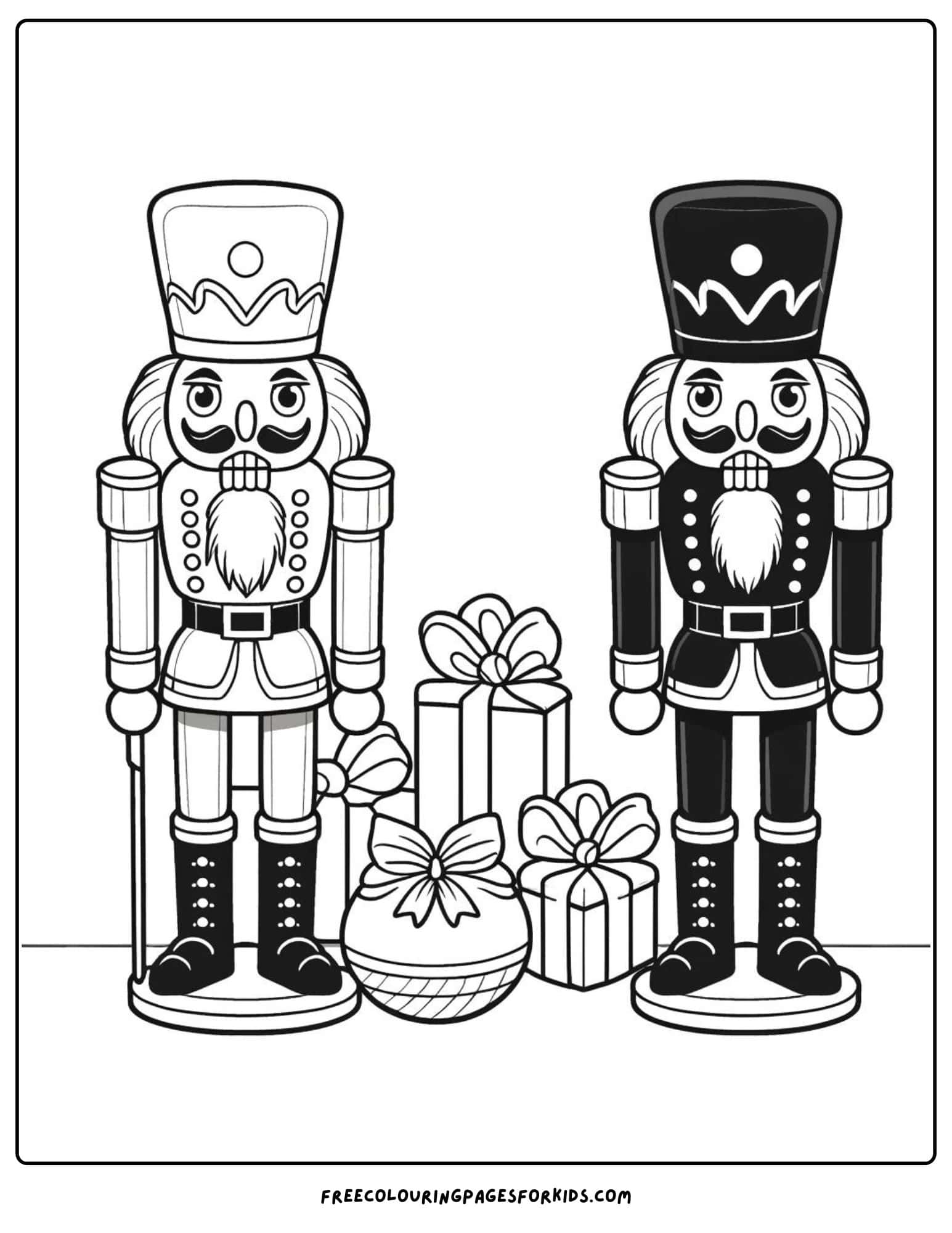 nutcrackers coloring page