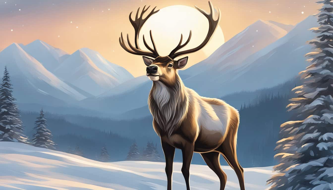 Reindeer with a Shiny Nose