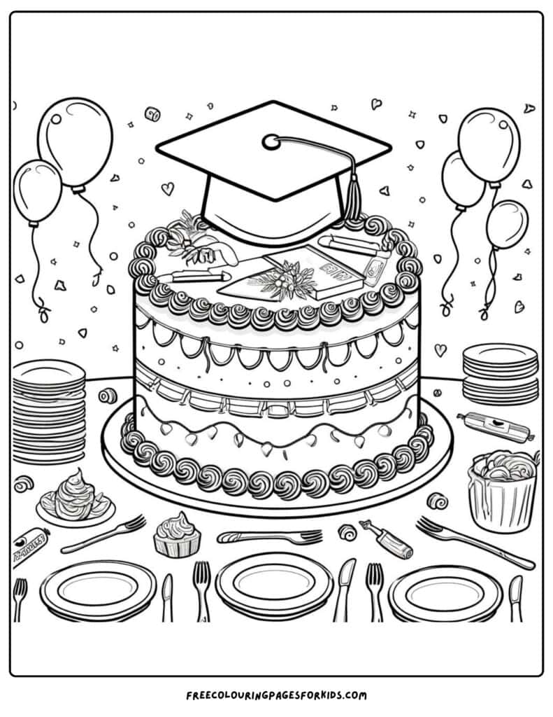16 Kindergarten and PreSchool Graduation Coloring Pages - Coloring For Kids