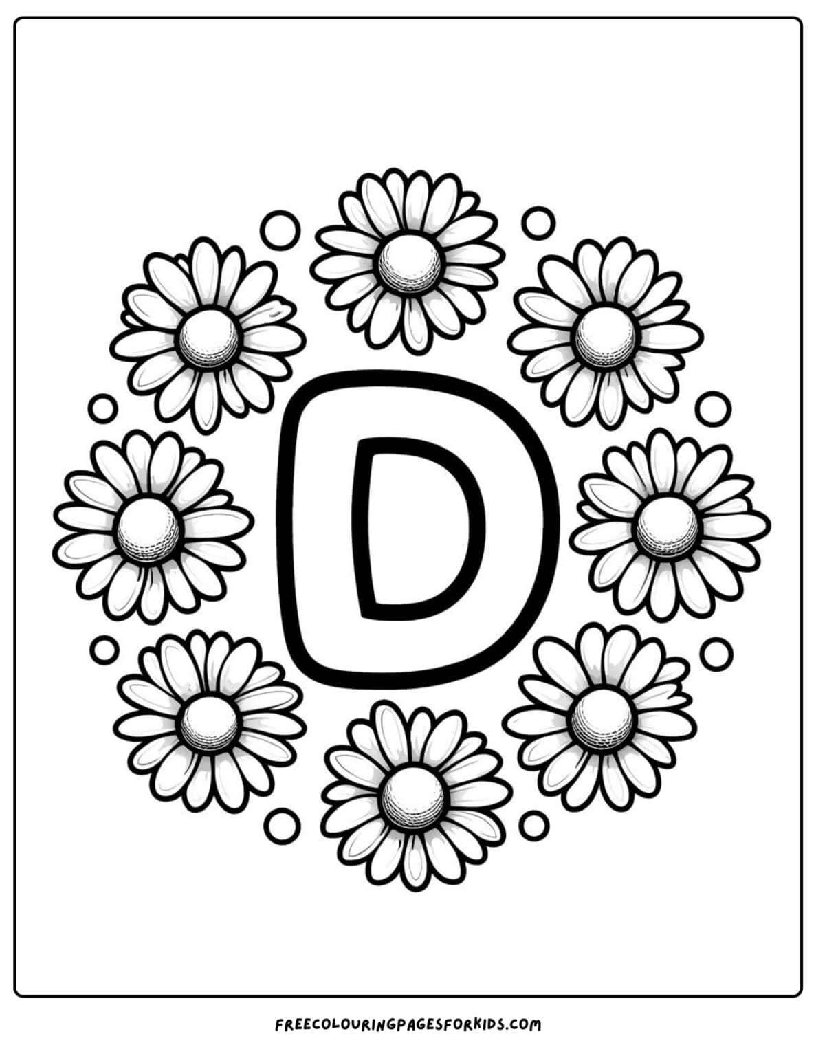 13 Letter D Coloring Pages - Coloring For Kids