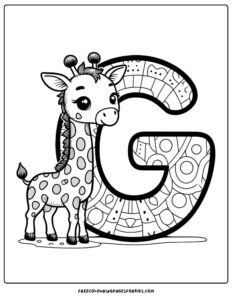 14 Letter G Coloring Pages - Coloring For Kids