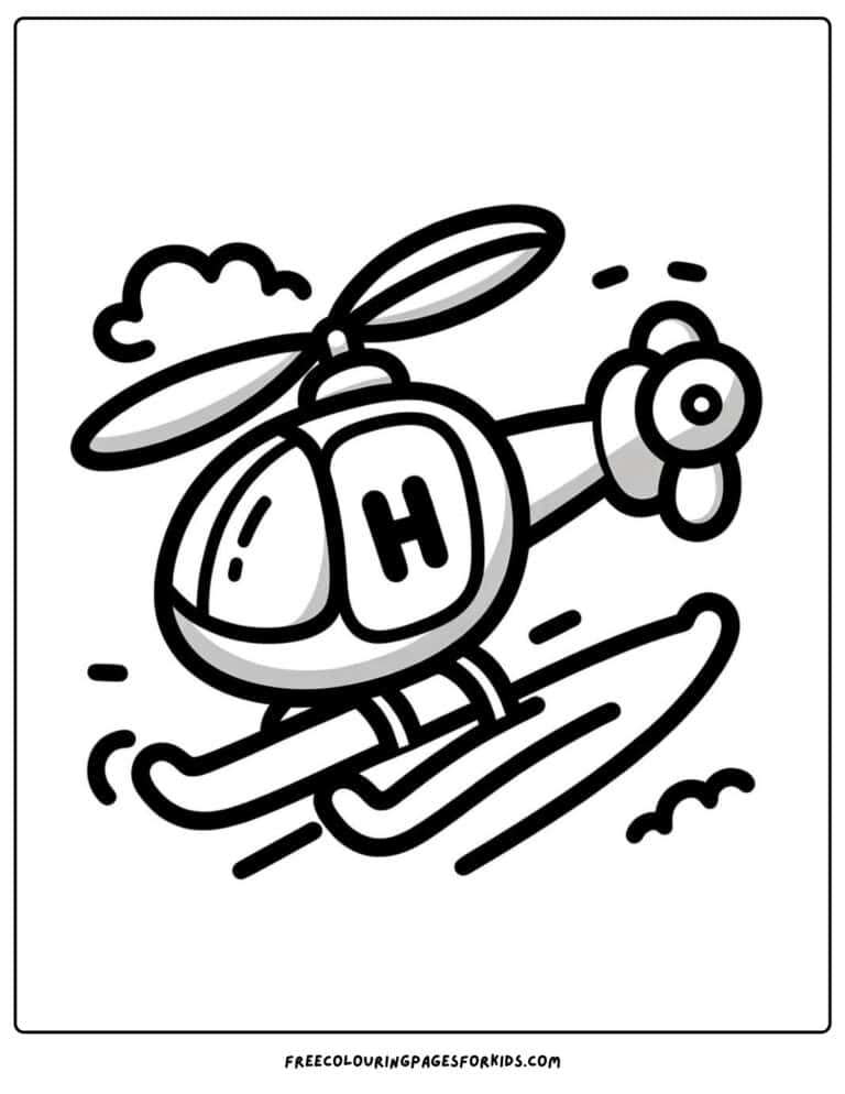 15 Letter H Coloring Pages