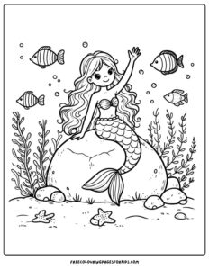 16 Mermaid Coloring Pages - Coloring For Kids