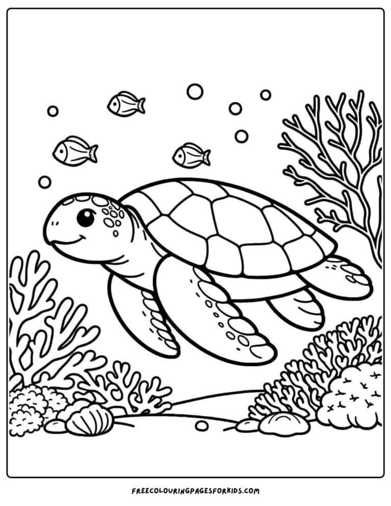 20 Ocean Coloring Pages - Coloring For Kids