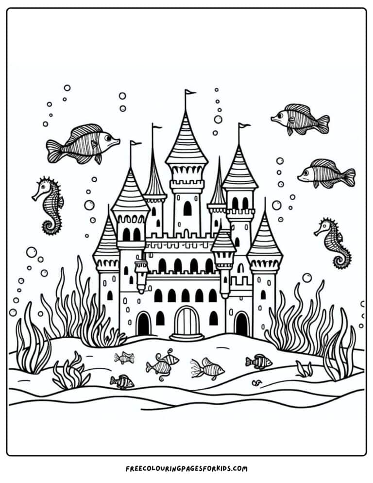 20 Ocean Coloring Pages - Coloring For Kids