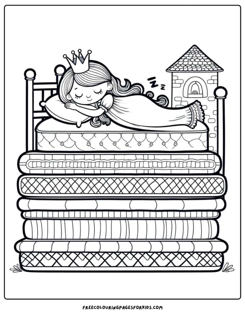 47 Princess Coloring Pages For Kids - Coloring For Kids