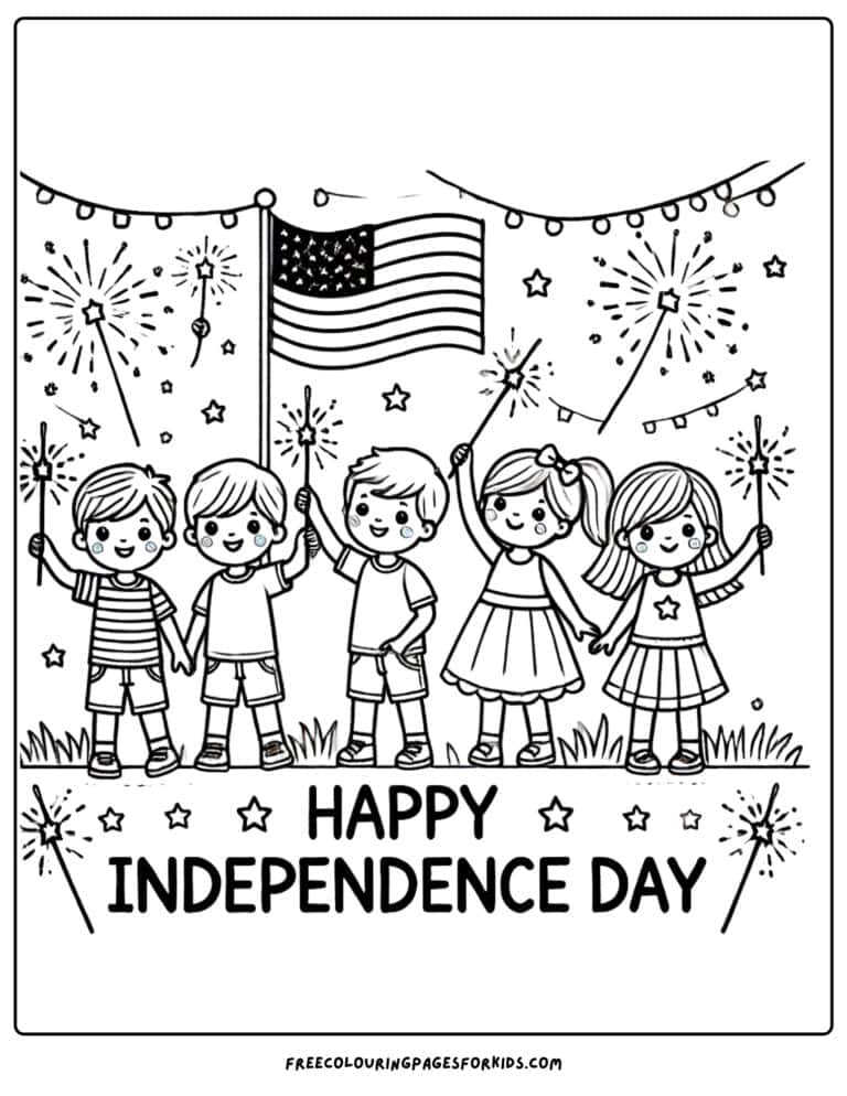 30 4th of July Coloring Pages - Coloring For Kids