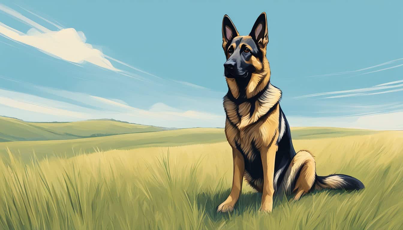 German Shepherd Coloring Pages For Kids