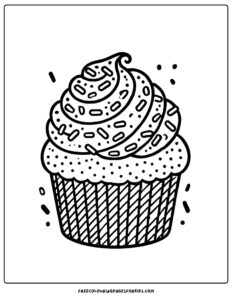 21 Cake Coloring Pages - Coloring For Kids