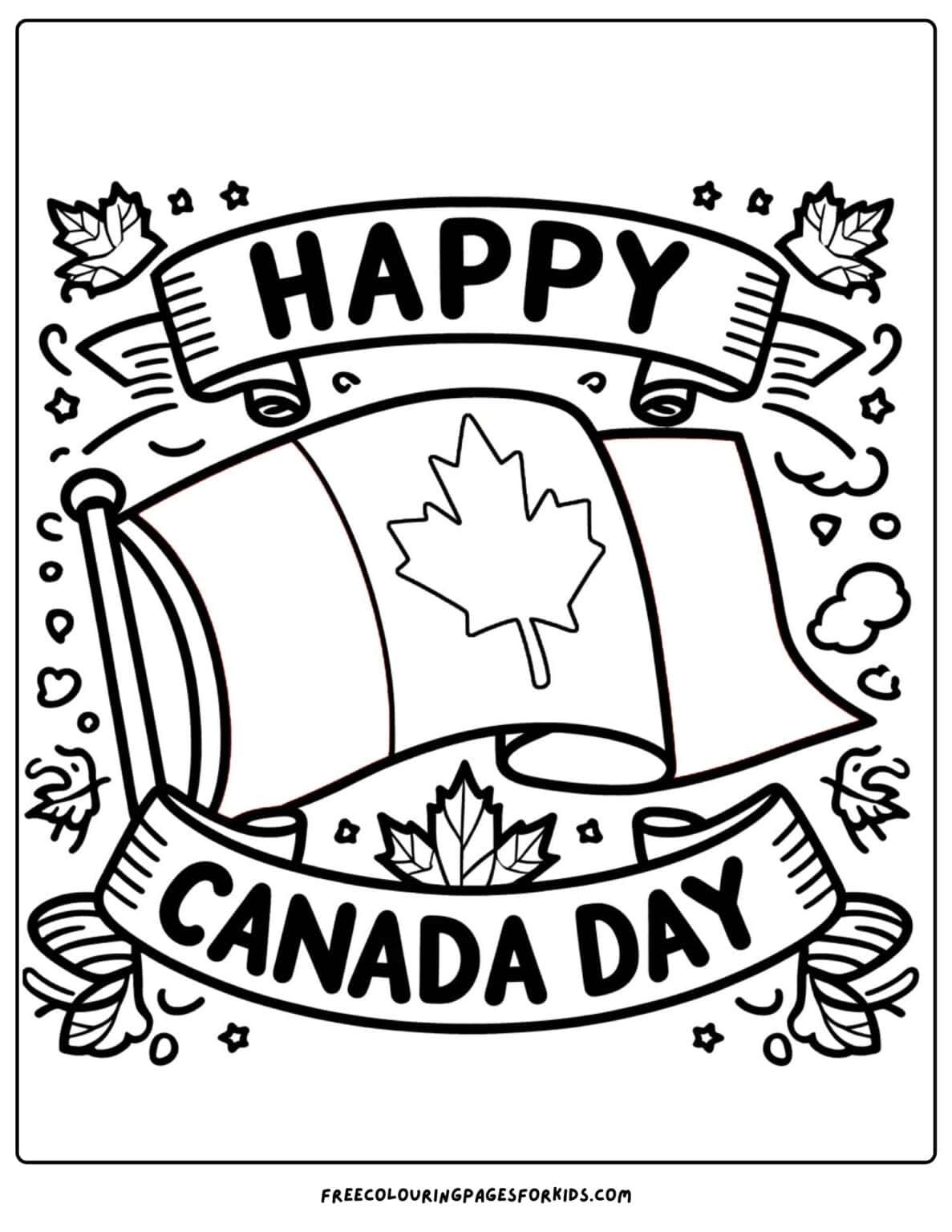 14 Canada Day Colouring Pages - Coloring For Kids