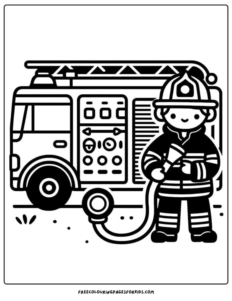 18 Fire Truck Coloring Pages - Coloring For Kids