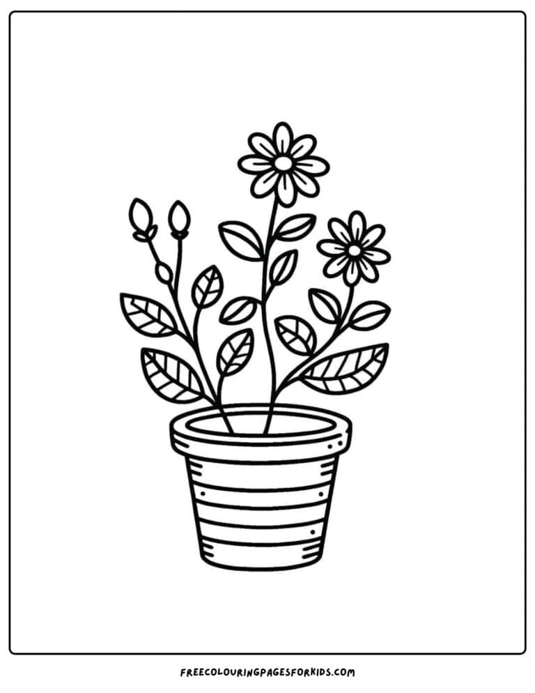 31 Flower Coloring Pages - Coloring For Kids