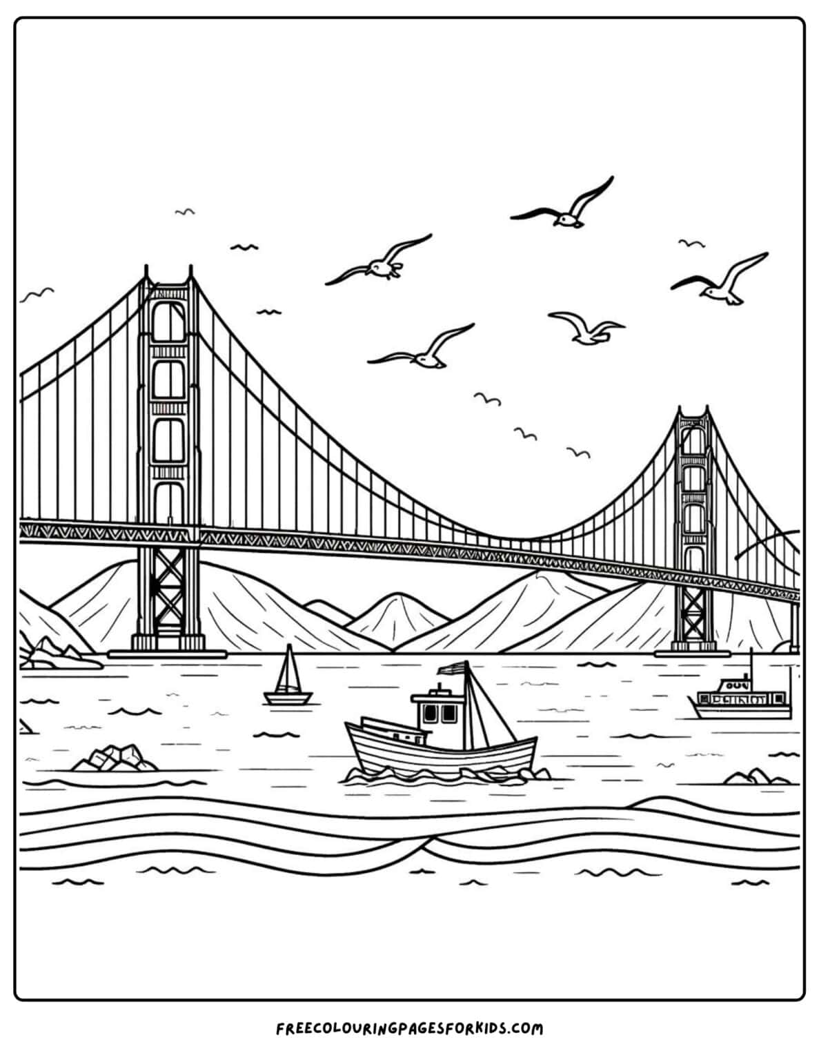 20 Landmark Coloring Pages - Coloring For Kids