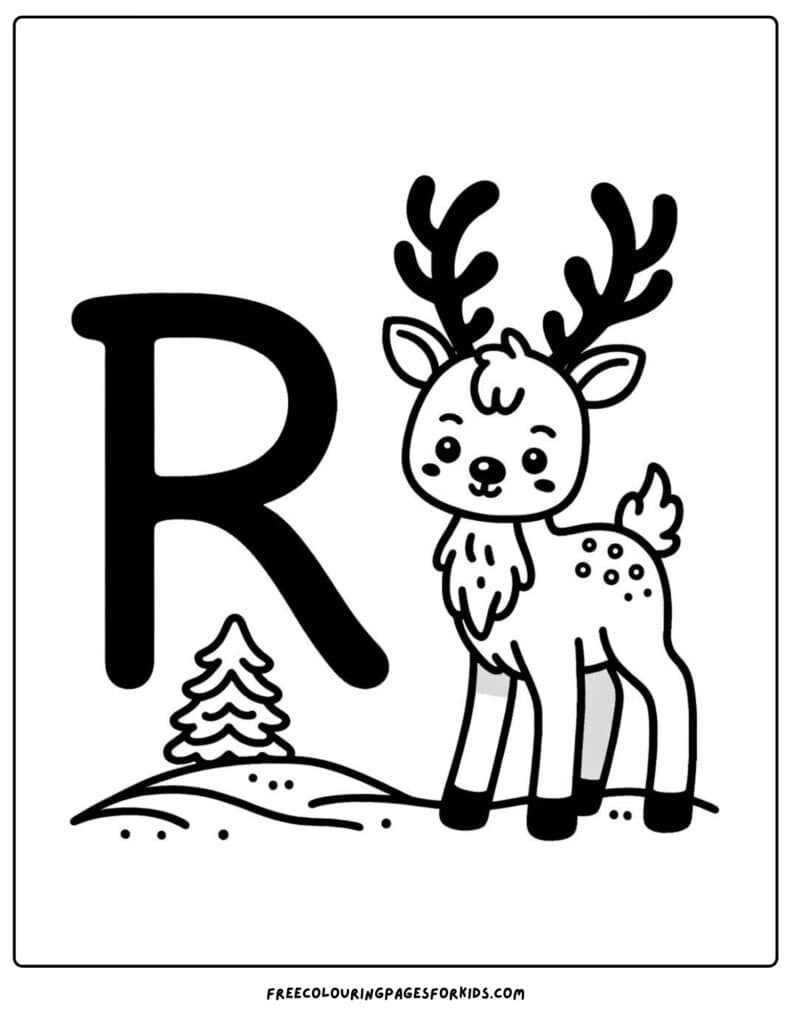 15 Letter R Coloring Pages