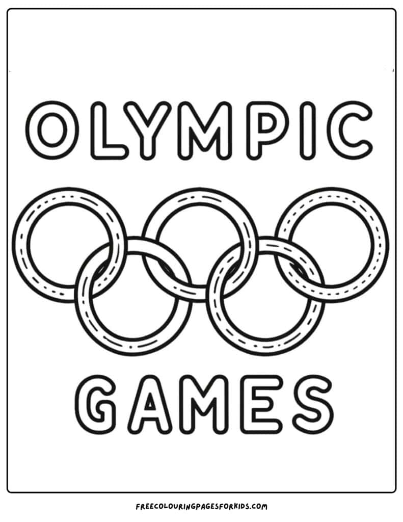 27 Olympics Coloring Pages - Coloring For Kids