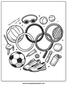 27 Olympics Coloring Pages - Coloring For Kids