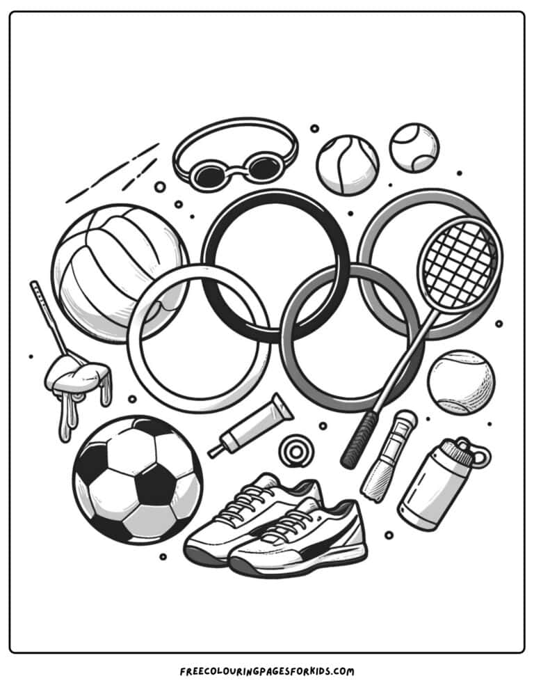 27 Olympics Coloring Pages - Coloring For Kids