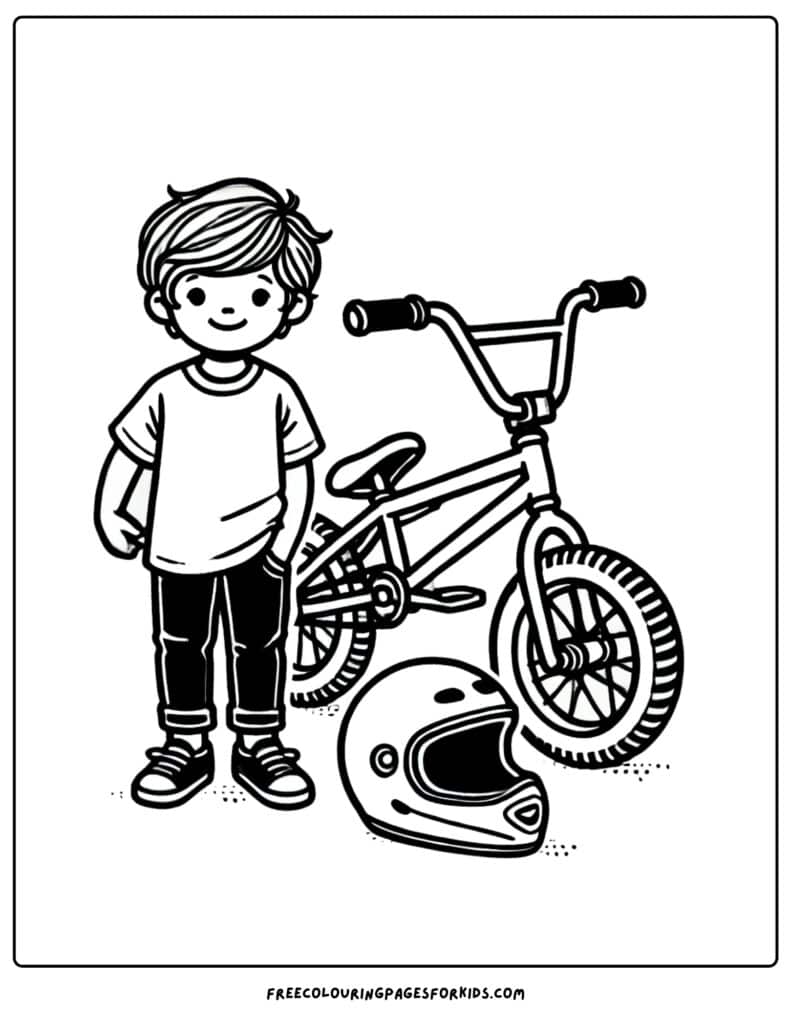 20 BMX Bike Coloring Pages - Coloring For Kids