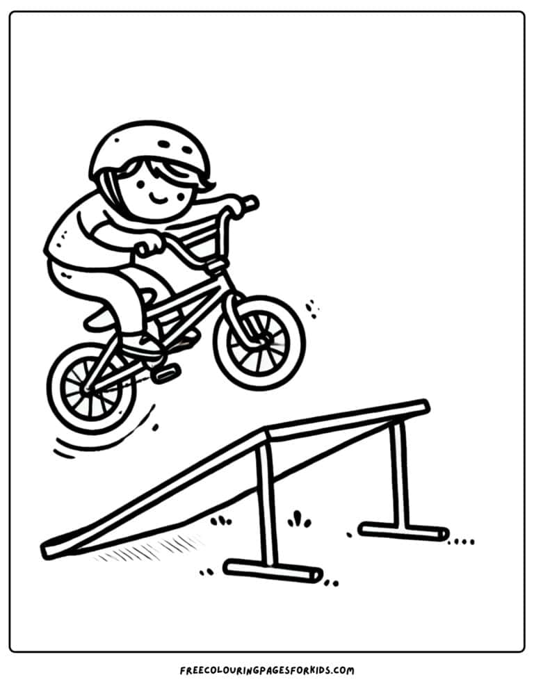 20 BMX Bike Coloring Pages - Coloring For Kids