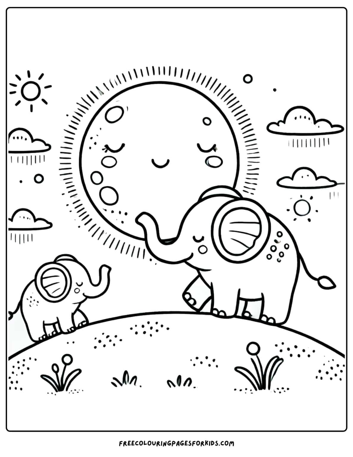 23 World Elephant Day Coloring Pages - Coloring For Kids