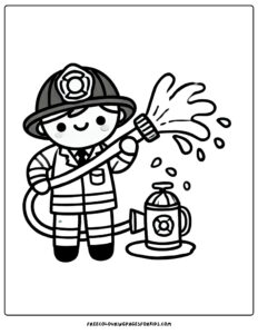 13 Firefighter Coloring Pages - Coloring For Kids