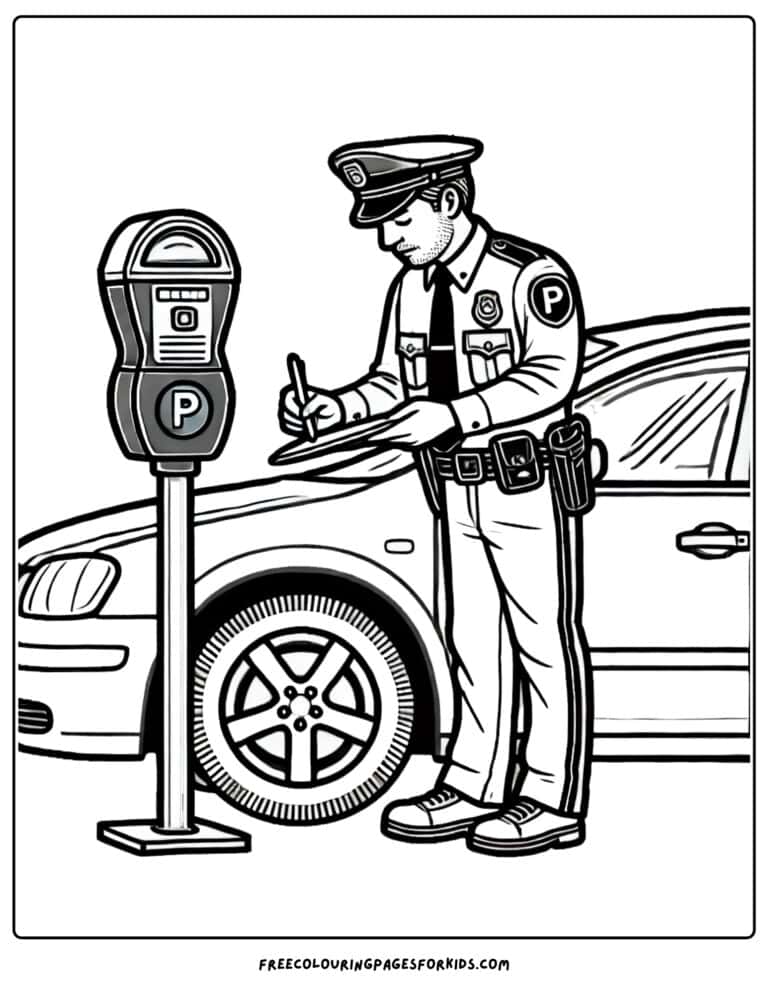 13 Police Officer Coloring Pages - Coloring Pages For Kids