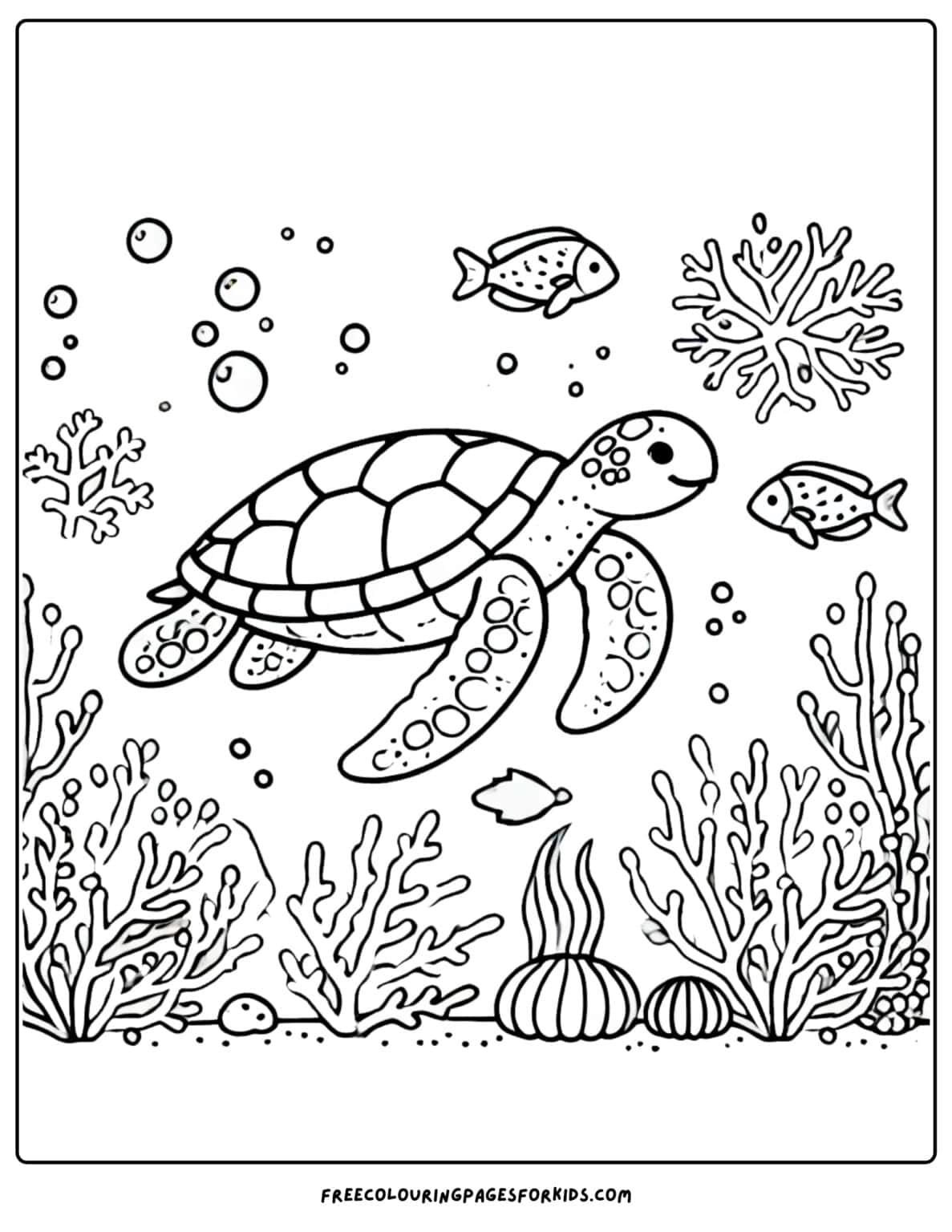 18 Turtle Coloring Pages - Coloring For Kids