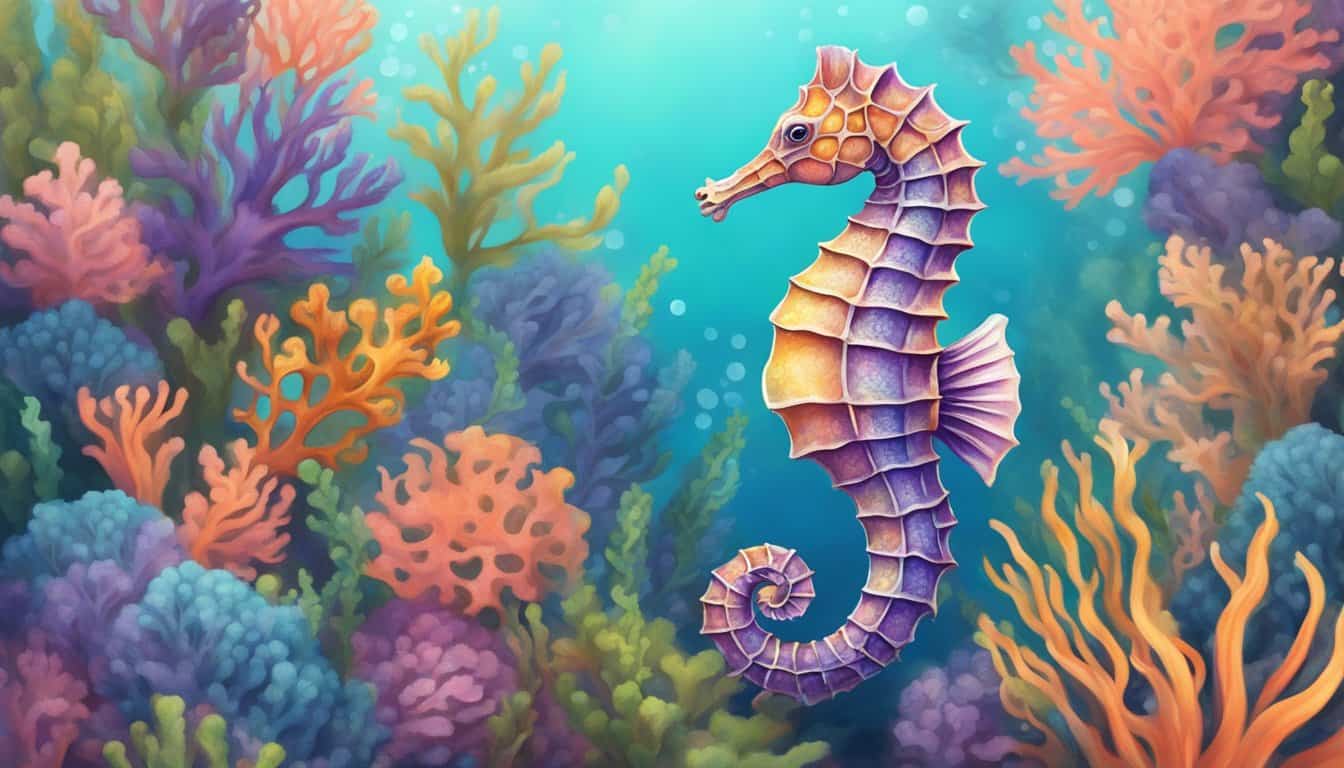 Seahorse Coloring Pages for Kids