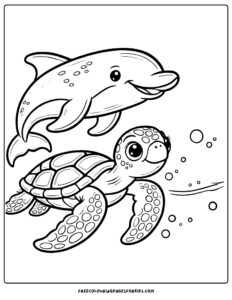 18 Dolphin Coloring Pages - Coloring Pages For Kids