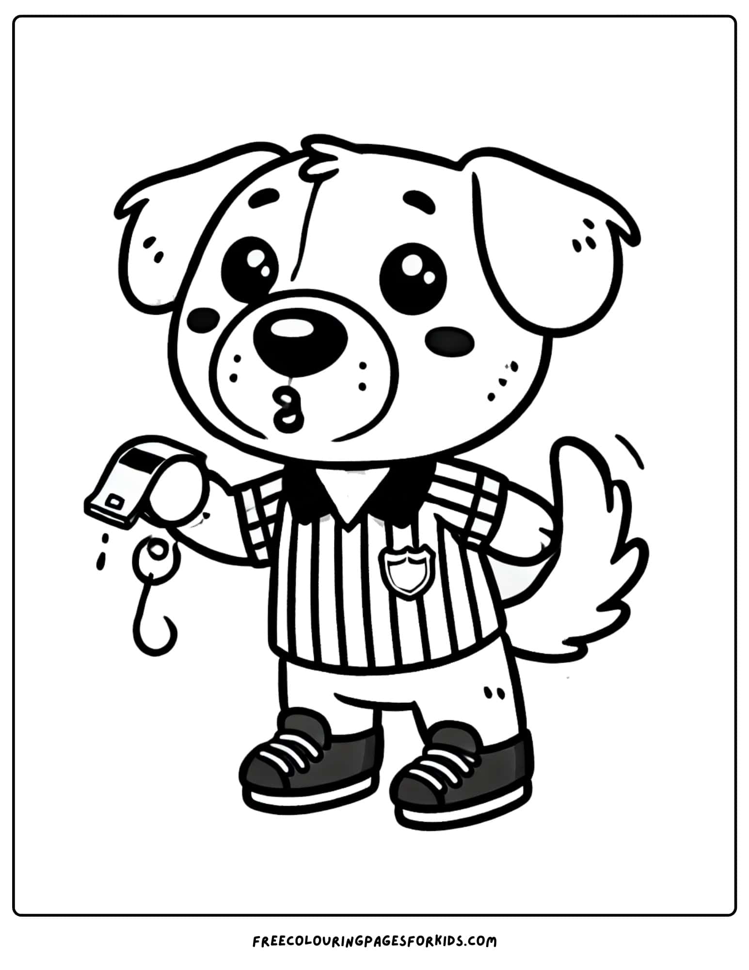 ice hockey dog referee page