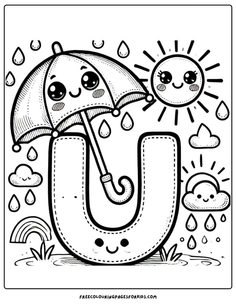 12 Letter U Coloring Pages Coloring For Kids