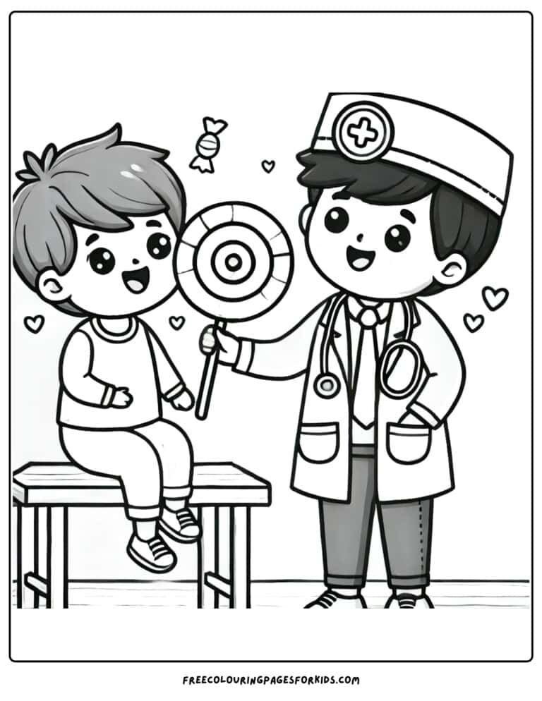 20 Doctor Coloring Pages