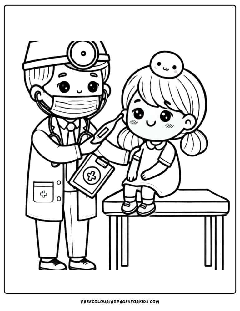 20 Doctor Coloring Pages