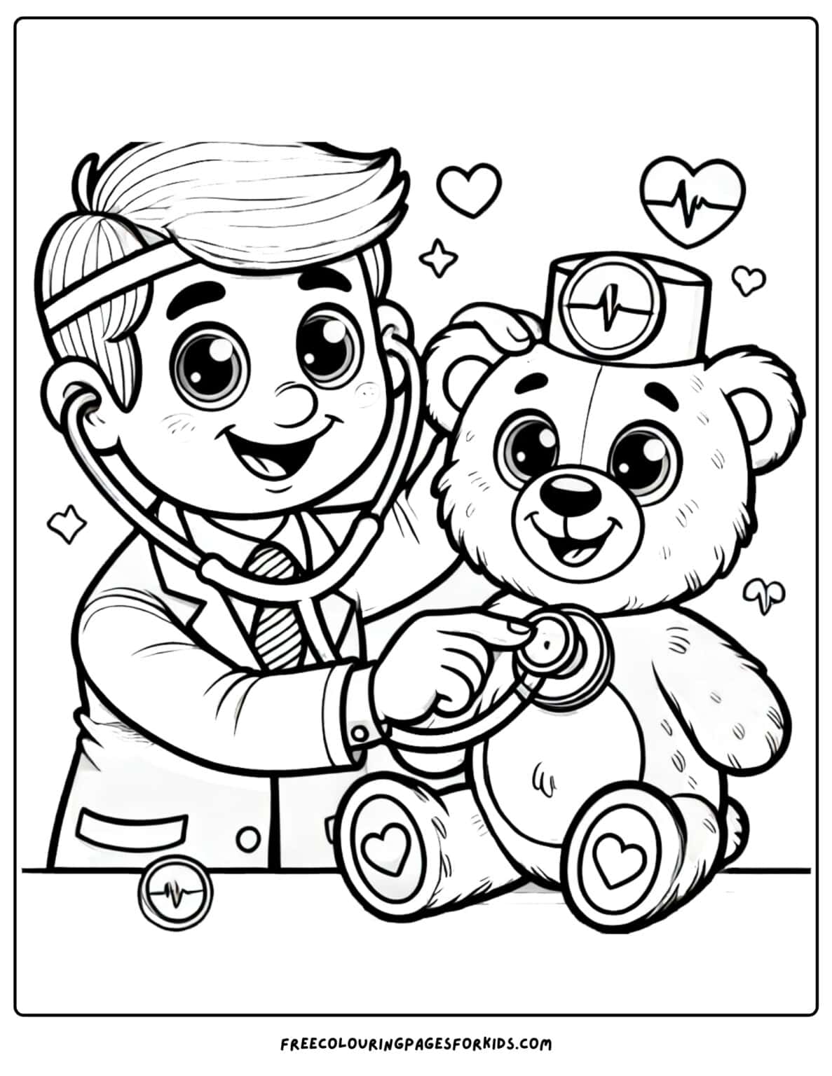 20 Doctor Coloring Pages