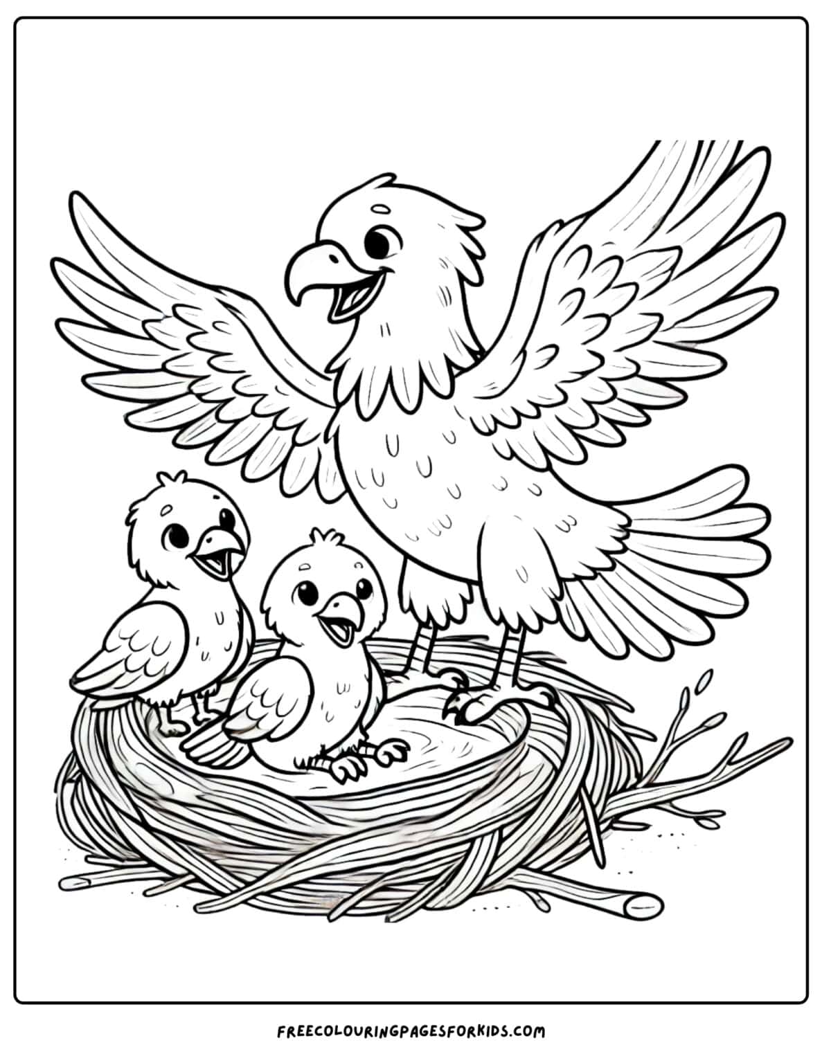 24 Eagle Coloring Pages