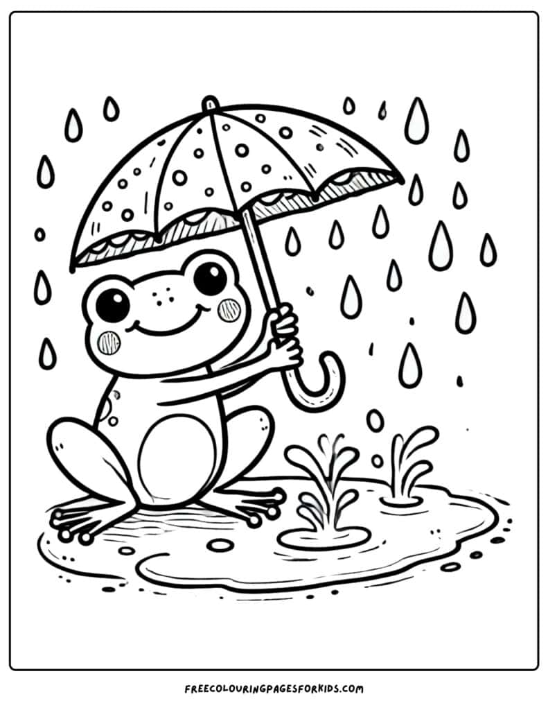 30 Frog Coloring Pages