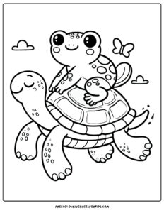 30 Frog Coloring Pages