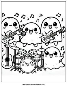 24 Ghost Coloring Pages - Coloring For Kids