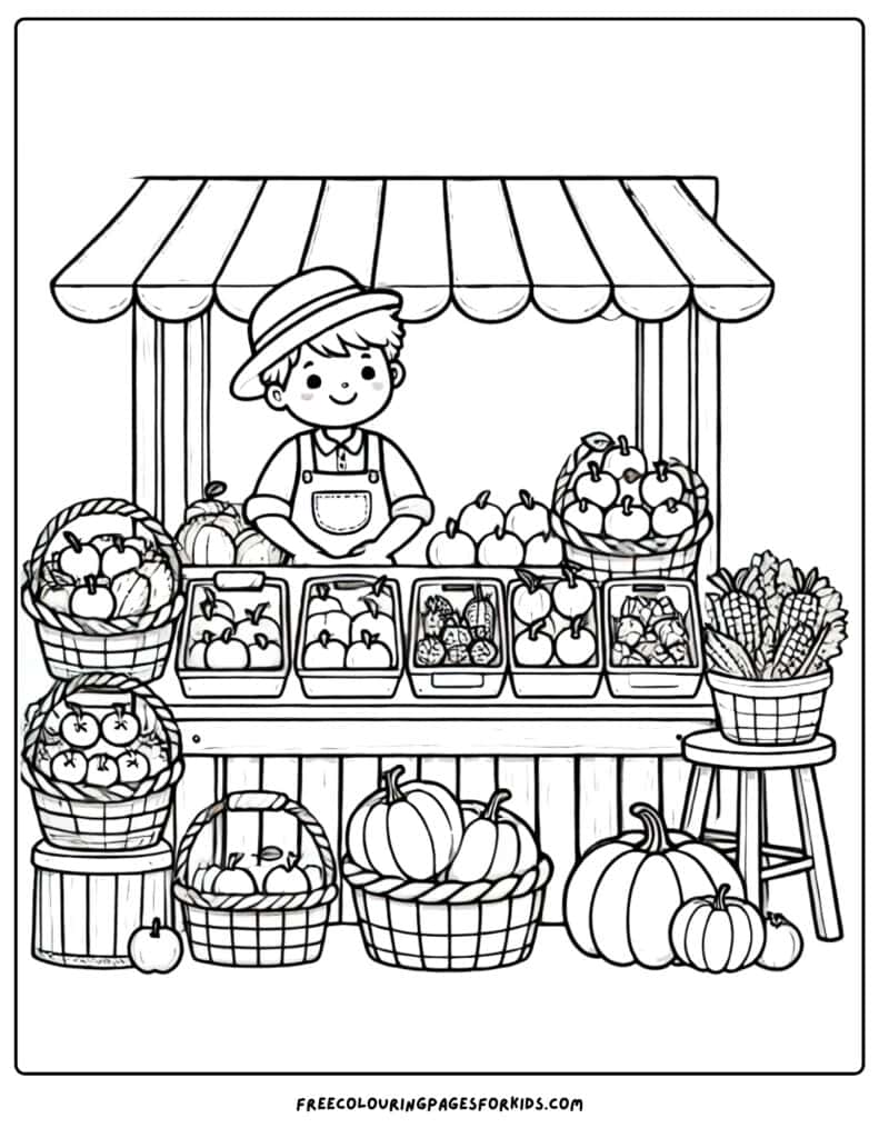 32 Harvest Coloring Pages Coloring For Kids