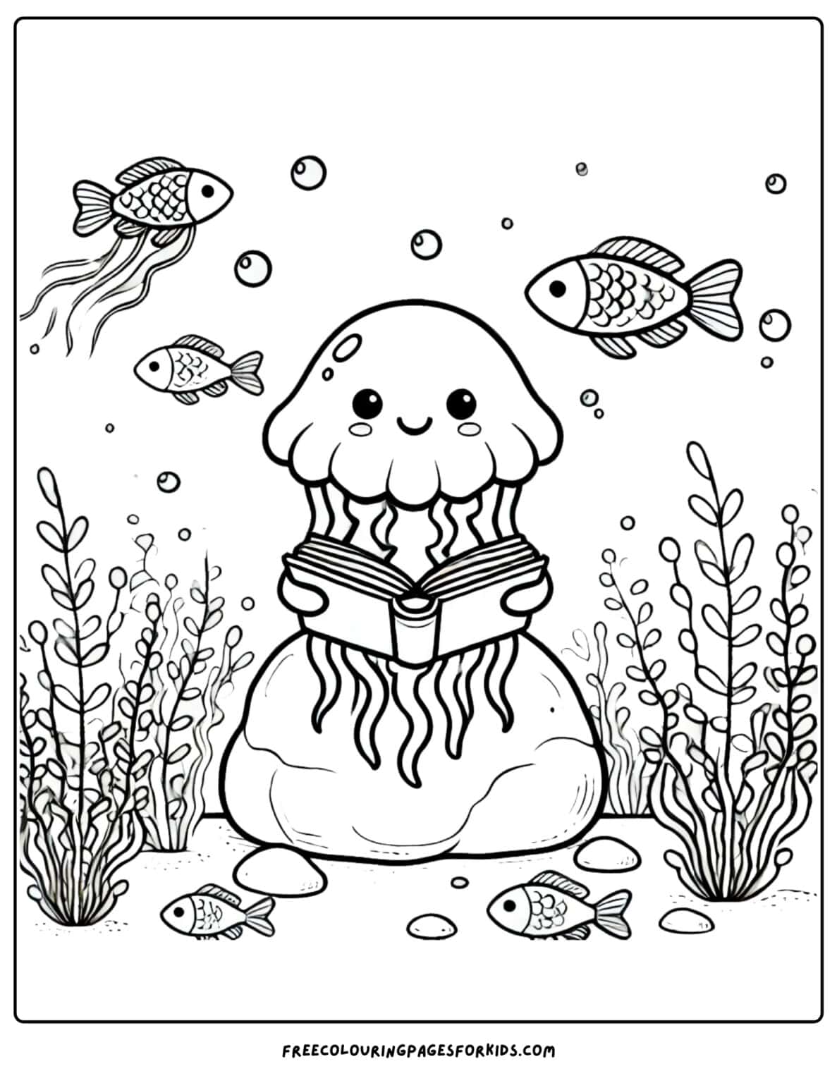 26 Jellyfish Coloring Pages