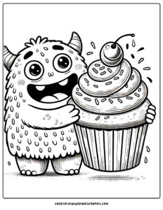 44 Monster Coloring Pages - Coloring Pages For Kids