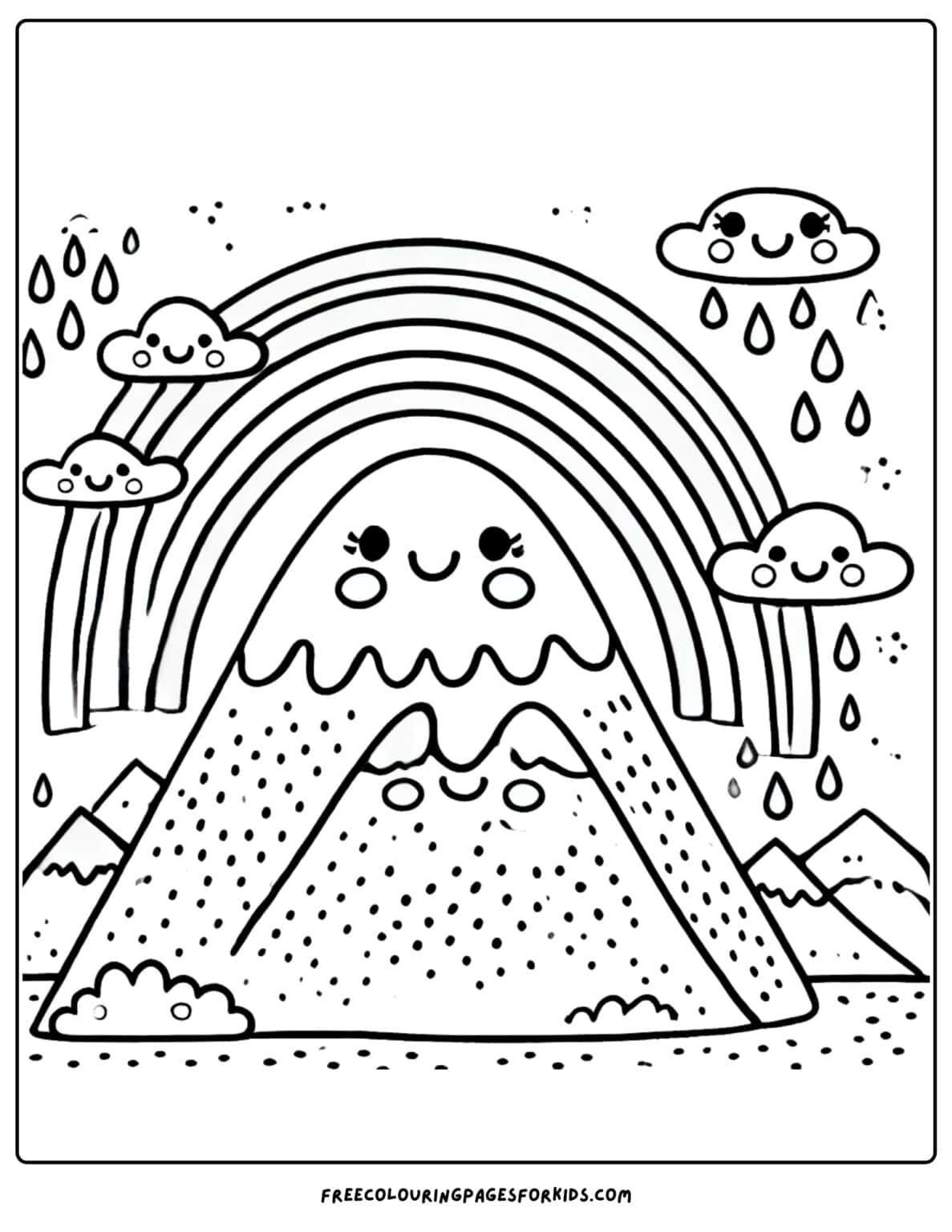 26 Mountain Coloring Pages