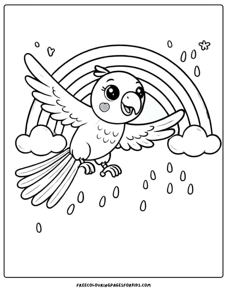 30 Parrot Coloring Pages