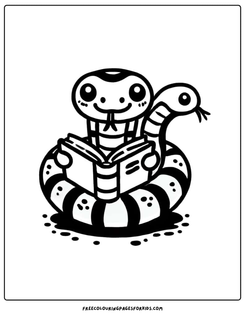 24 Snake Coloring Pages