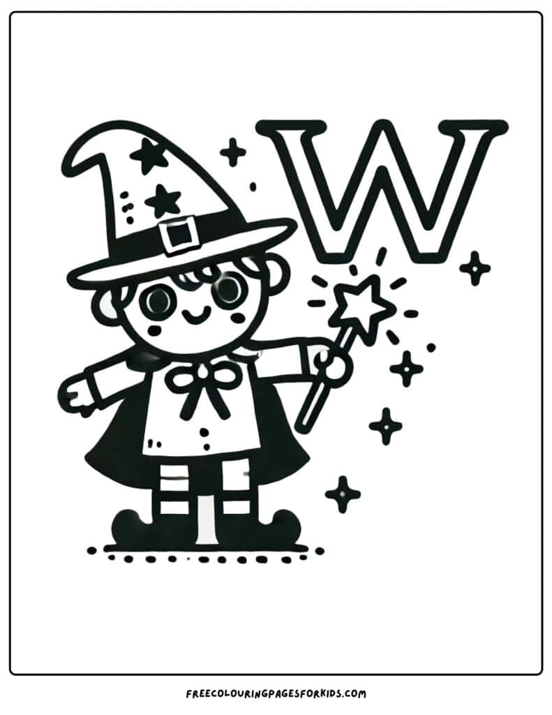 18 Letter W Coloring Pages