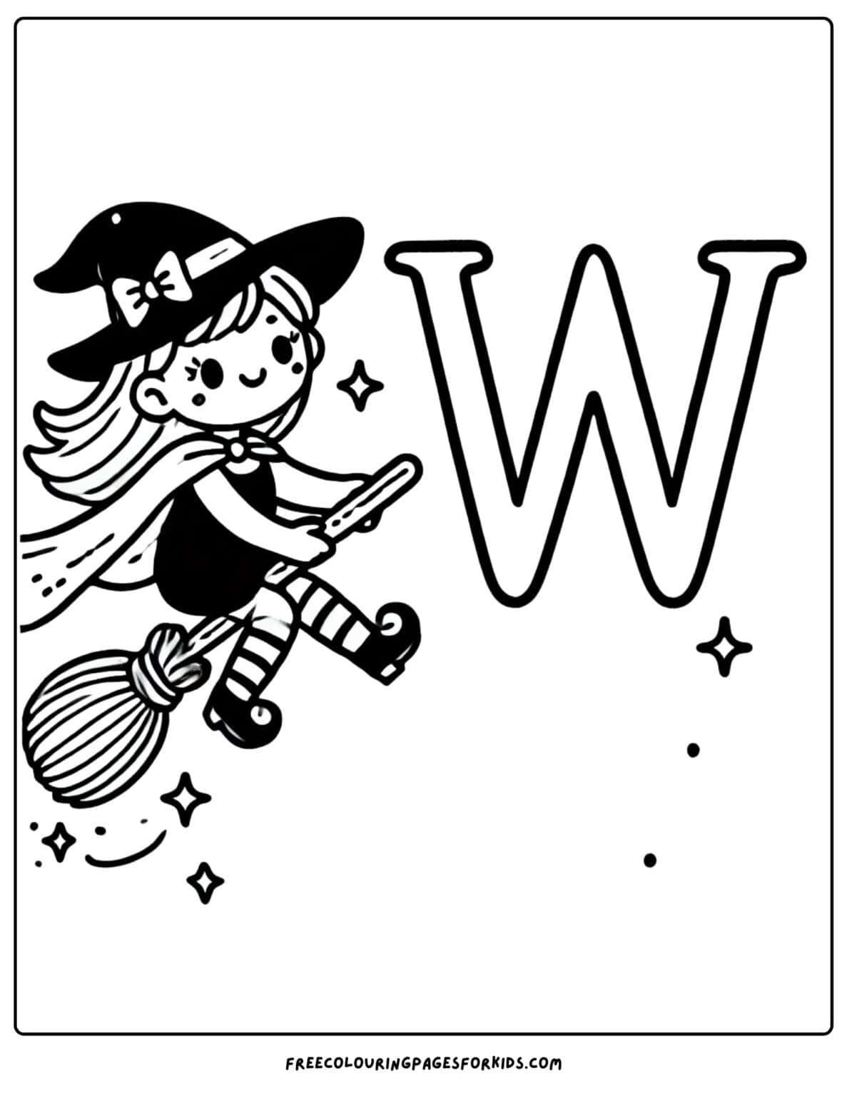 18 Letter W Coloring Pages