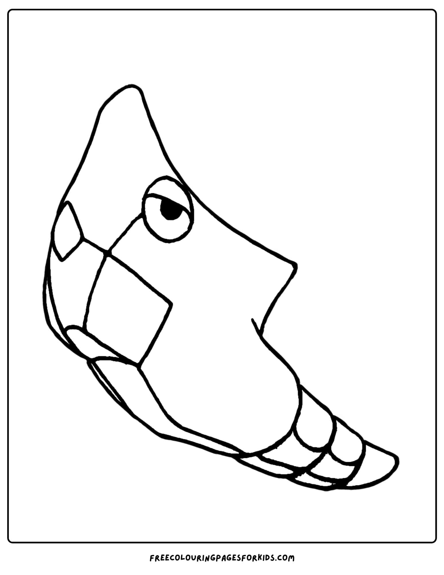 metapod pokemon coloring page