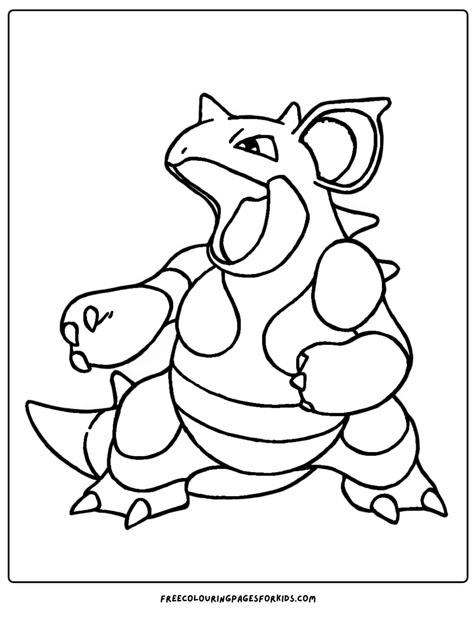 nidoqueen pokemon coloring page